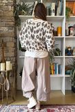 Big Softie Leopard Roo Knit Earth & Ecru